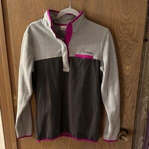 Columbia' Gray and Purple Sweatshirt